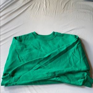 Hanes green sweatshirt